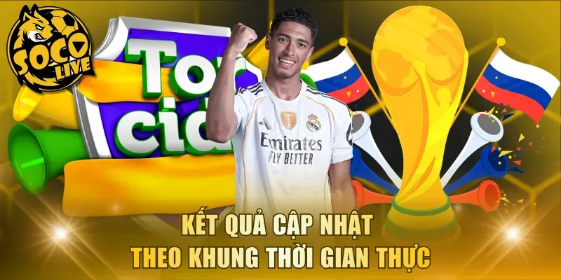 Kết quả cập nhật theo khung thời gian thực